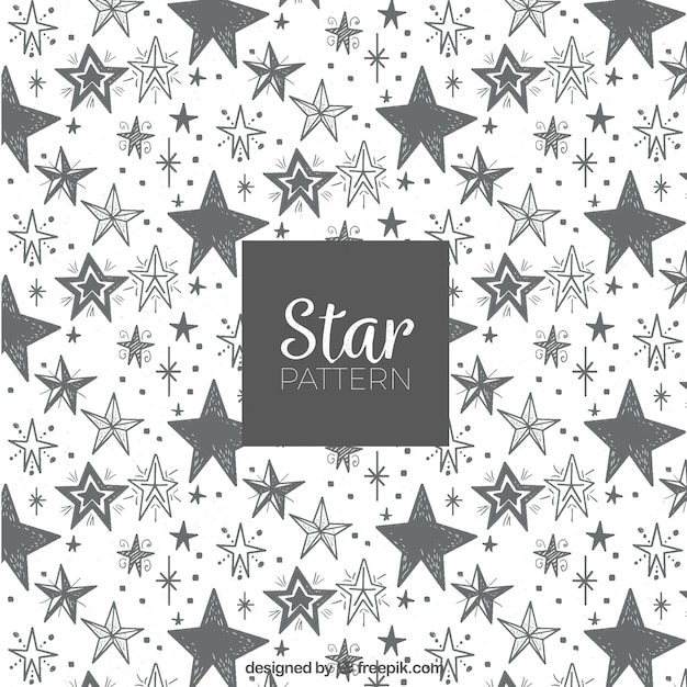 Grey Star Pattern – Free Download, Download Free Stock Photo