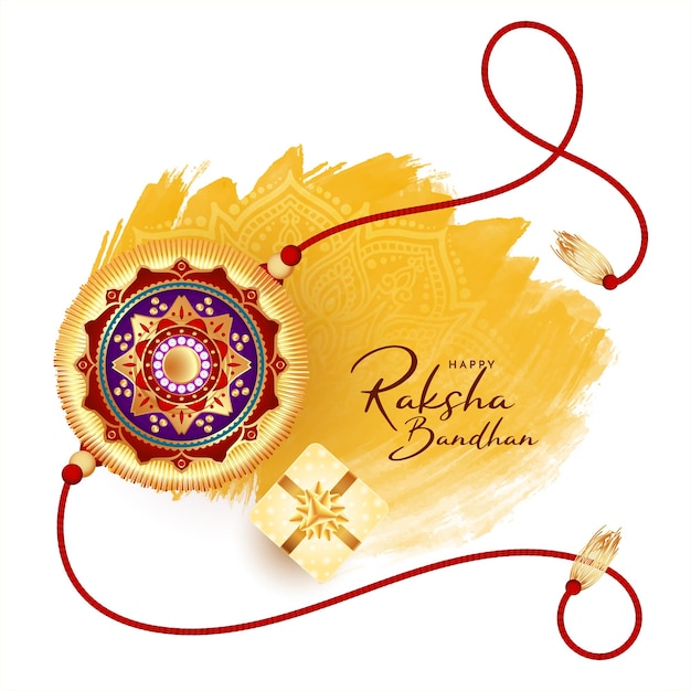 Happy Raksha Bandhan Celebration – Cultural Background Vector Template | Free Download