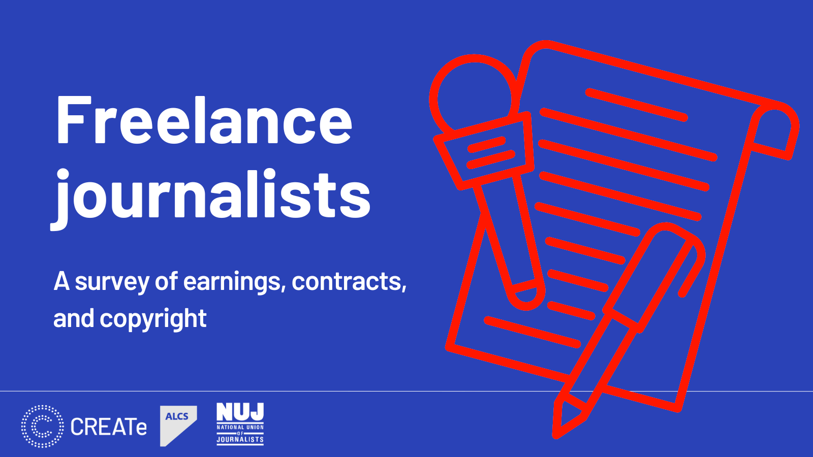 New report Freelance journalists A survey of earnings contracts 