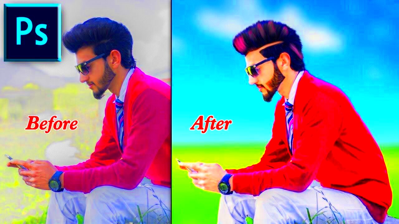 How to Edit Your Photo in Photoshop Best Photo Editing Before After 