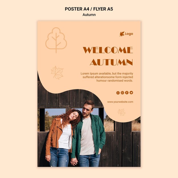 Autumn Flyer Template – Free Download