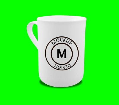 White Mug Mockup PSD Template for Free Download