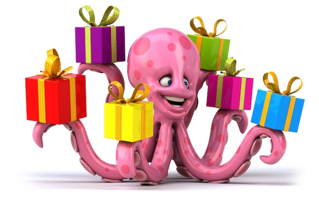 Engaging Octopus Animation – Free Stock Photo Download