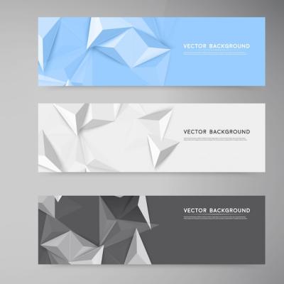 Colorful Vector Banners and Squares – Free Download