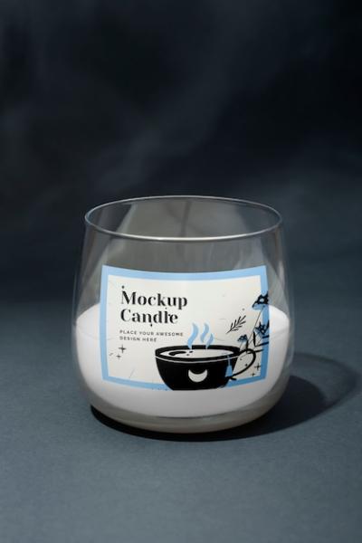 Magic Color Scented Candle Mockup – Free Download