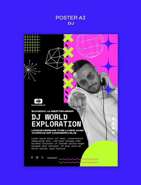 Dj Entertaining Party Template – Free Download