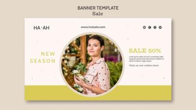 Horizontal Banner for Sale Offers – Free Download