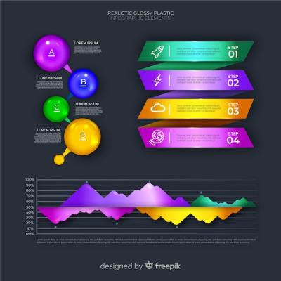 Infographic Element Collection in Flat Design – Free Stock Photo, Download for Free