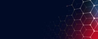 Hexagonal Shapes Technology Banner Background – Free Download