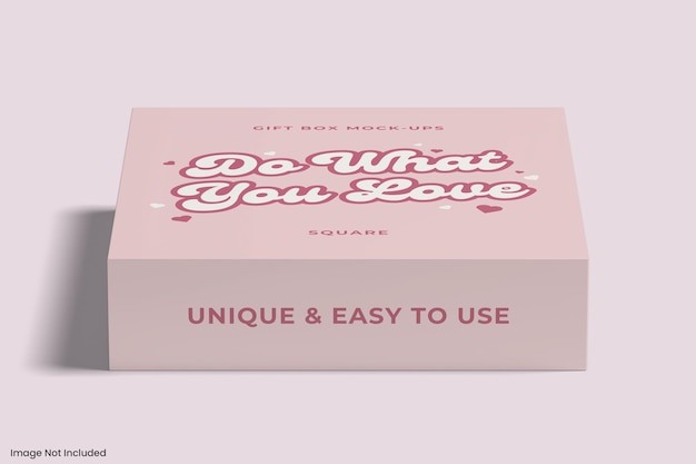 Gift Box Mockup – Free Download