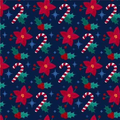 Realistic Christmas Celebration Pattern Design – Free Download