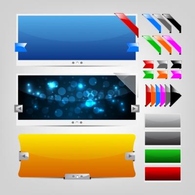 Coloured Banners Collection – Free Download