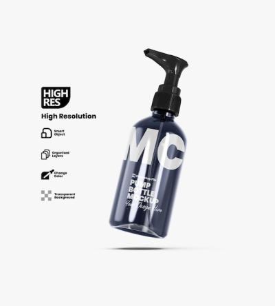 Pump Bottle Mockup – Free Download