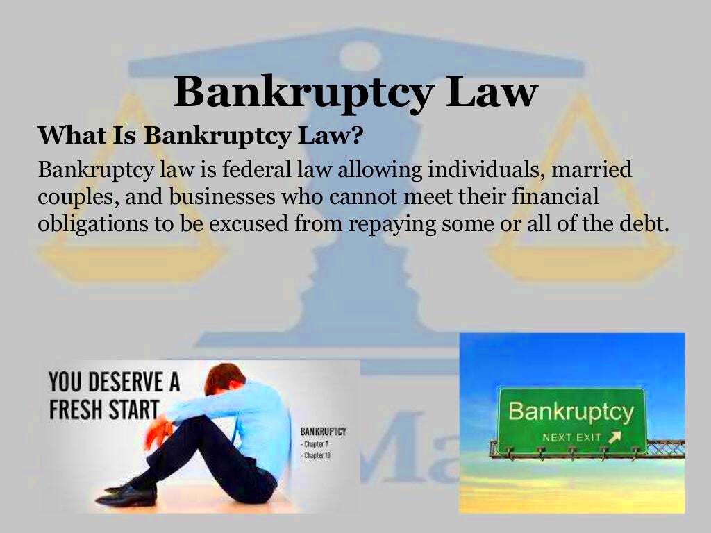 Bankruptcy law