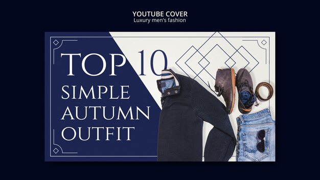 Luxury Men’s Fashion YouTube Cover – Free Download