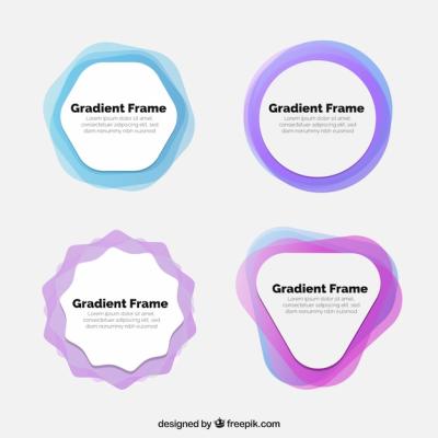 Gradient Frame Collection – Free to Download