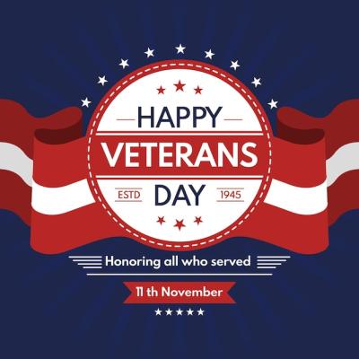 Veterans Day Flat Design Concept – Free Download