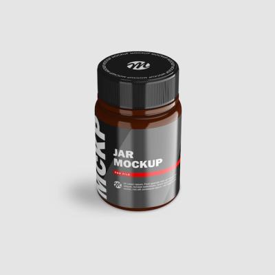 Plastic Jar Mockup – Free to Download