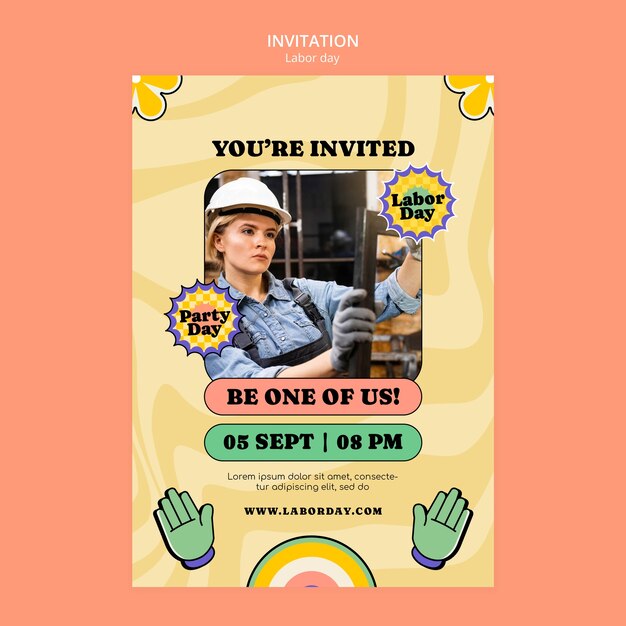 Labor Day Celebration Invitation Template – Free Download