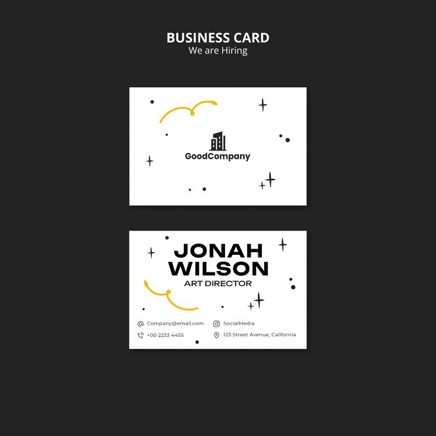 Business Card Template for Easy Professional Design – Free Download