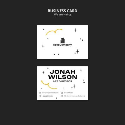 Business Card Template for Easy Professional Design – Free Download