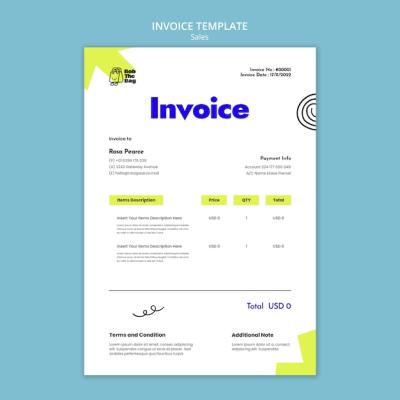 Sales Discount Invoice Template – Free Download