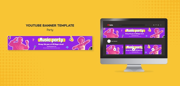 Party Template Design – Free Download, Download Free Stock Photo