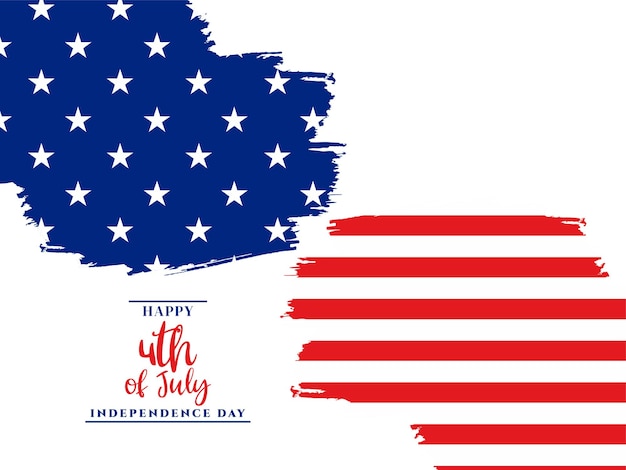 Modern Background for American 4th of July Celebration – Free Download