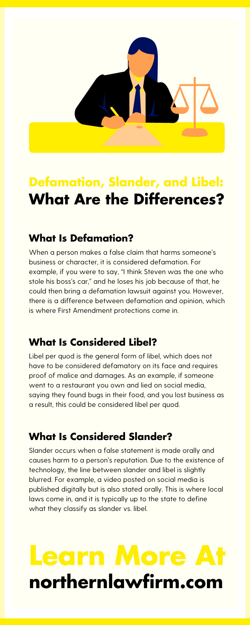 Defamation Slander and Libel What Are the Differences