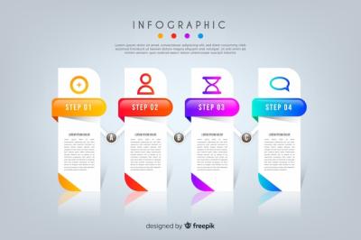 Business Infographic Steps – Free Download