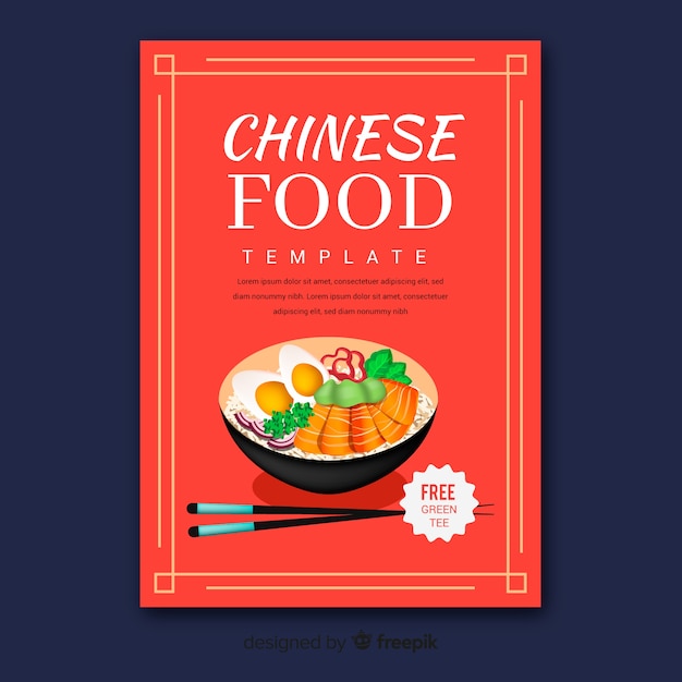 Chinese Food Flyer Design – Free Download