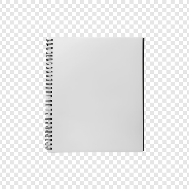 Notebook Isolated on Transparent Background – Free Download Stock Photo