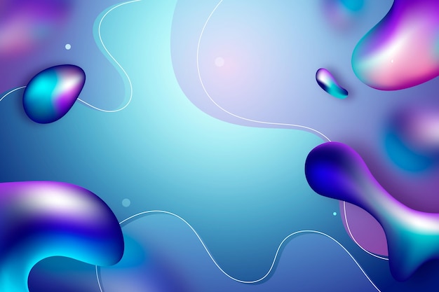 Gradient Liquid Abstract Background – Free Download