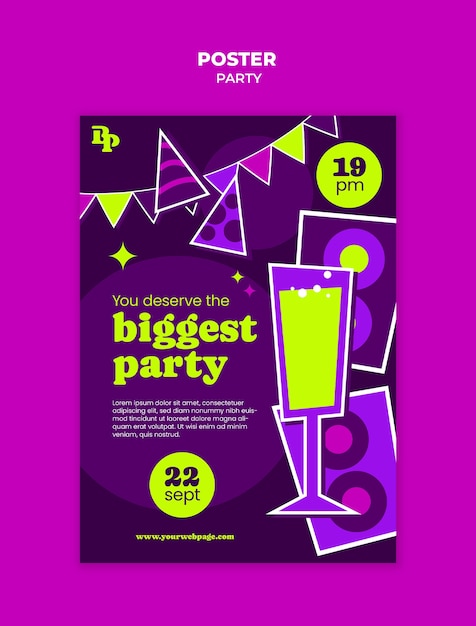 Party Template Design – Free Download