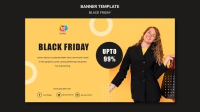 Black Friday Template Banner – Free Download for PSD Templates