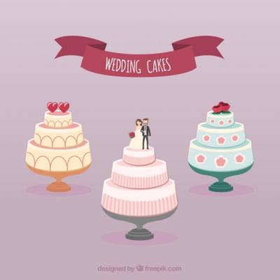 Stunning Wedding Cake Vector Templates – Free to Download