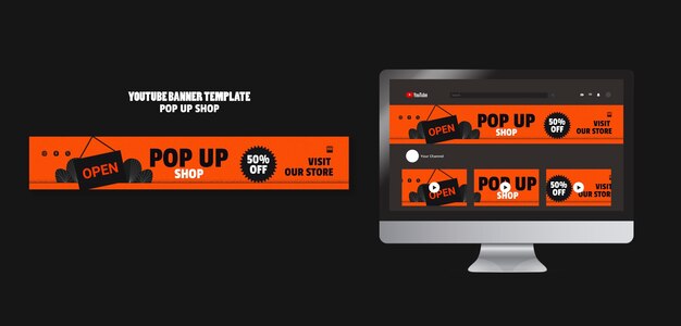 Pop Up Shop Template Design for Easy Customization – Free Download