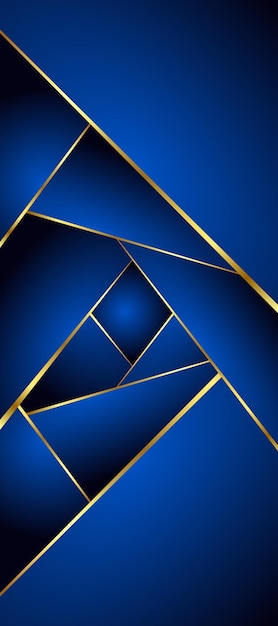 Abstract Blue and Gold Luxury Backgrounds – Free Download