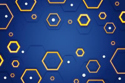 Gradient Hexagonal Background – Free to Download