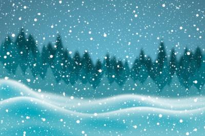 Realistic Snowfall Background – Free Stock Photo, Download for Free