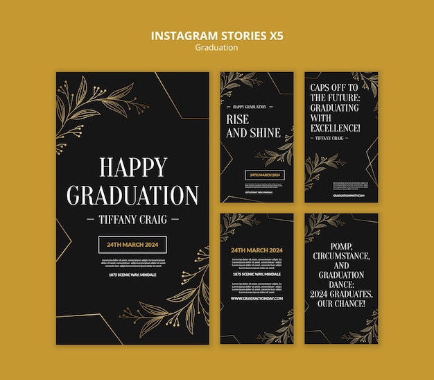 Graduation Celebration Instagram Stories – Free Stock Photo Download