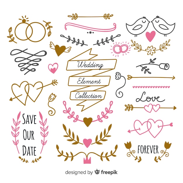 Wedding Element Collection – Free Stock Photos for Download