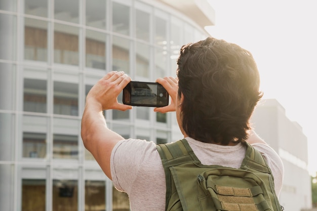 Low Angle View of a Photographer – Free Stock Photo for Download