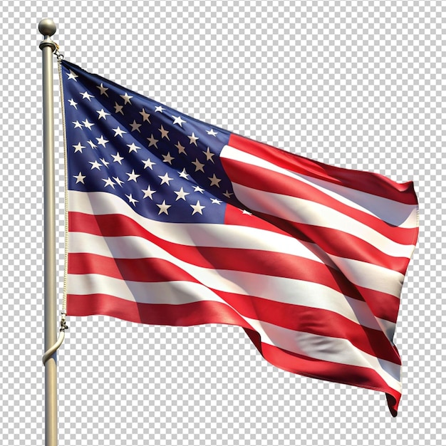 American Flag on Transparent Background – Free Stock Photo Download