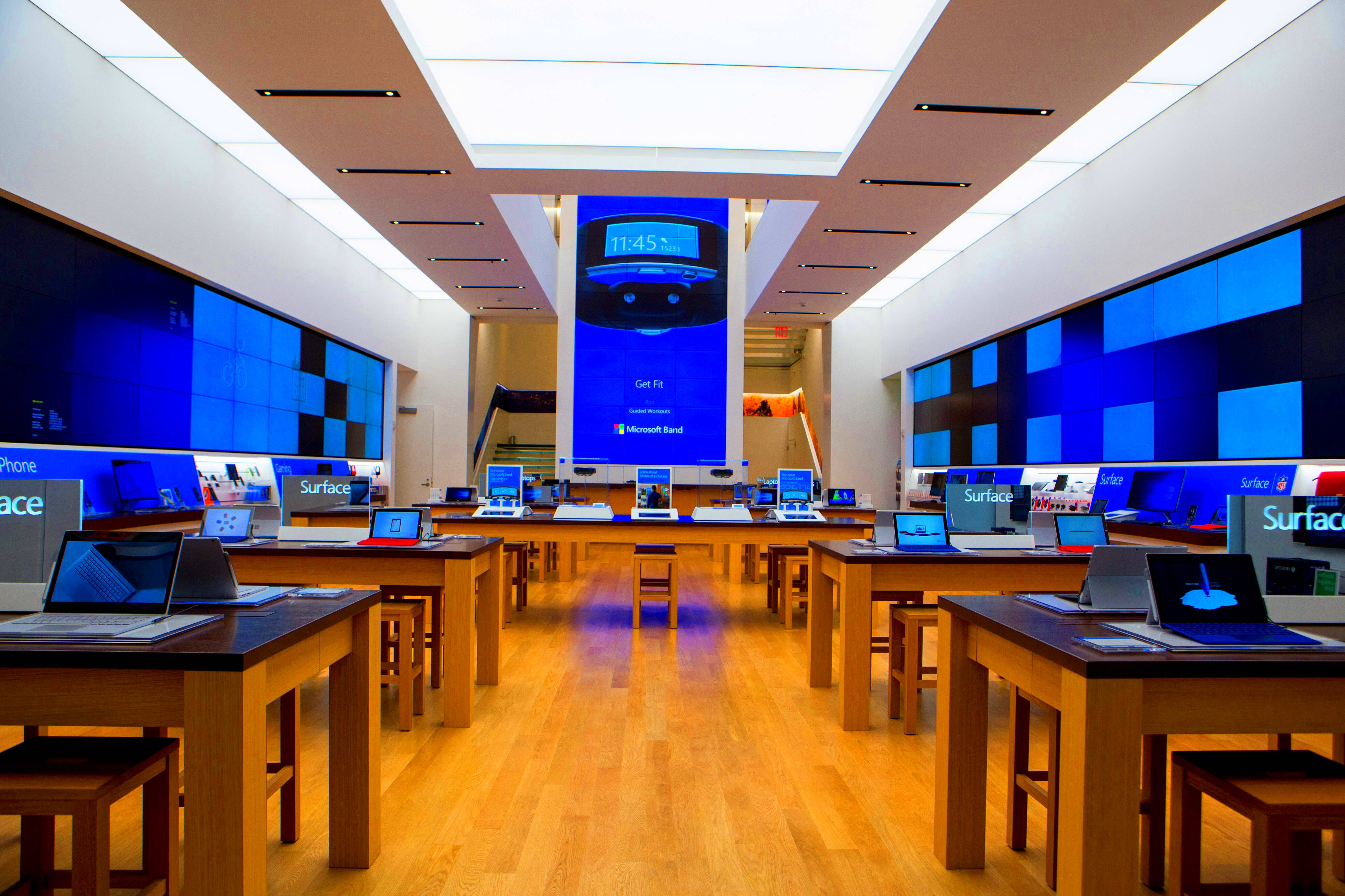 Microsoft New York City Fifth Avenue Flagship Store Architectural Digest