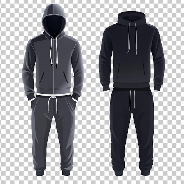 Trendy Hoodie and Sweatpants Silhouette – Free to Download