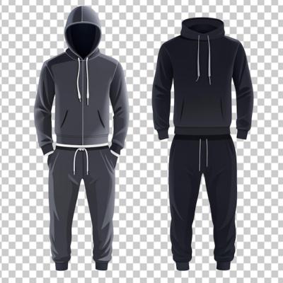 Trendy Hoodie and Sweatpants Silhouette – Free to Download