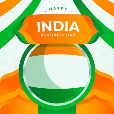 Republic Day Concept in Flat Design – Free to Download