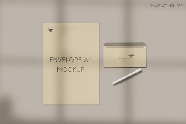 Minimalist Envelope Mockup – Free Download