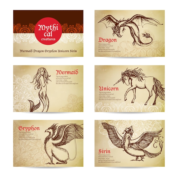 Mythical Creatures Set – Free Stock Photos for Download